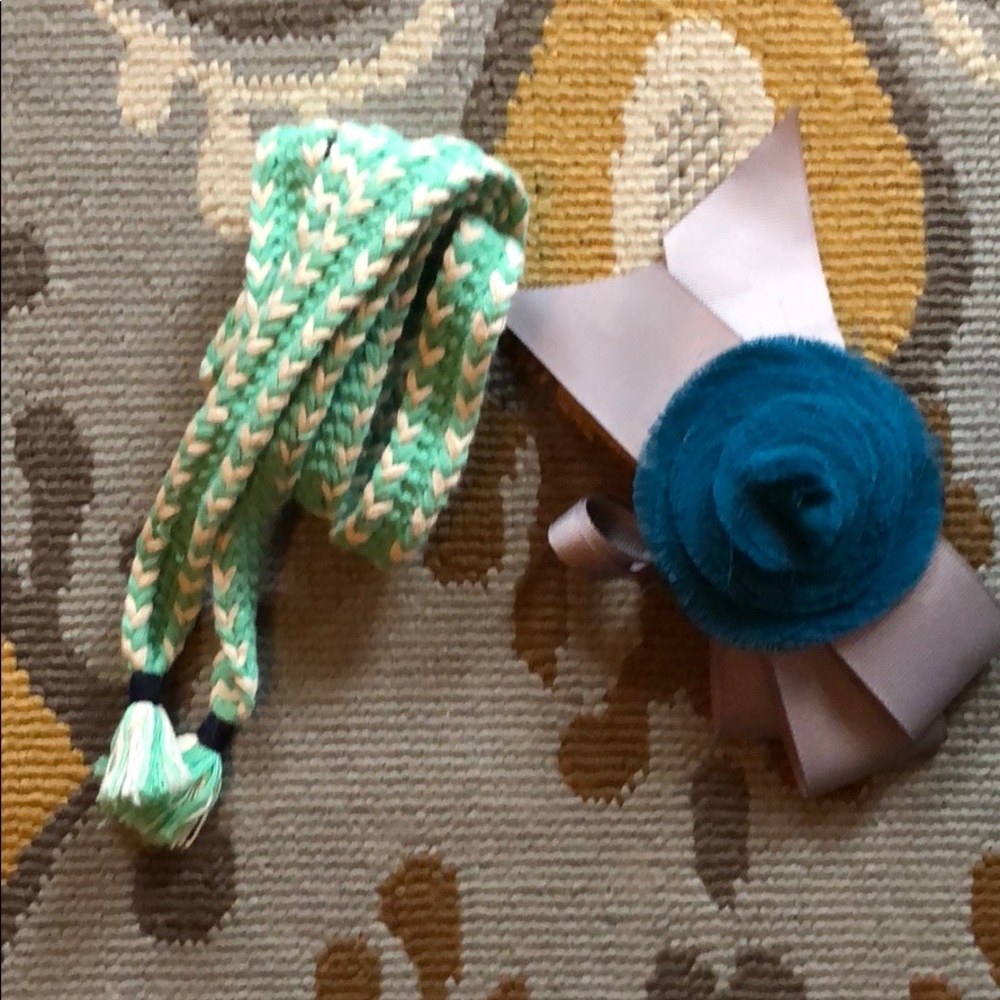 2 J. Crew ribbon belts